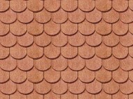 Scalloped Edge Tile, HO-scale (1:100) 2/pk