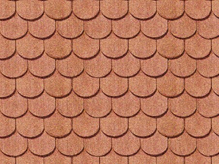 Scalloped Edge Tile, O-scale (1:48) 2/pk