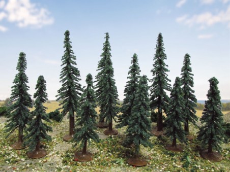 3"-5" Evergreen Tree, 12/pk